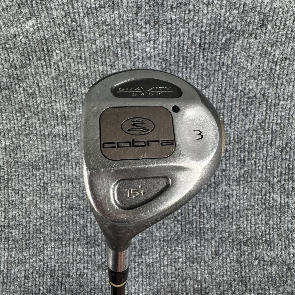 King Cobra Gravity Back 15° 3 Wood -Factory Regular Flex Graphite Shaft- Mens LH